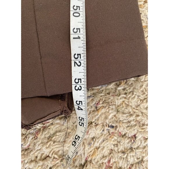 Vintage Skyr Womens Brown Wool-Blend Snow Pants 10R Adjustable Straps Classic - Picture 7 of 8